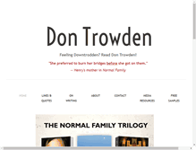 Tablet Screenshot of dontrowden.com